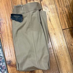 Rafaella studio petite stretch classic fit tan trousers